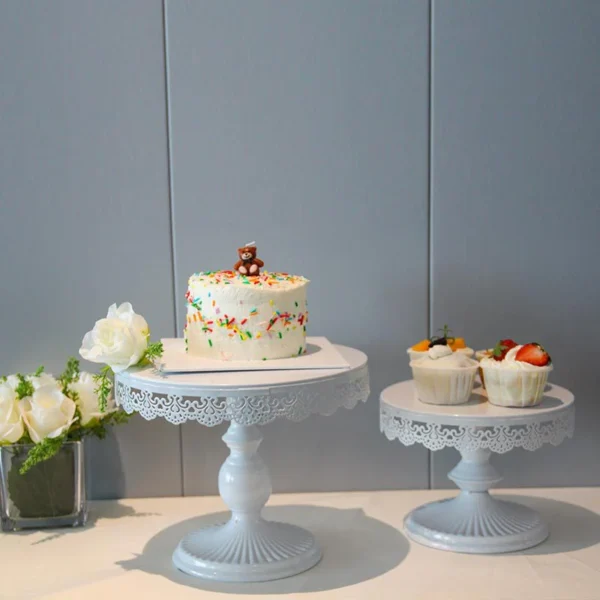 White Cake Stands