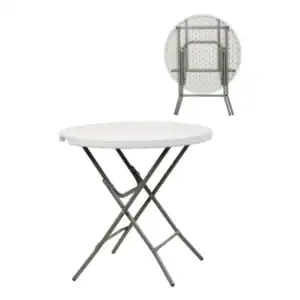 Round Folding Cafe Table