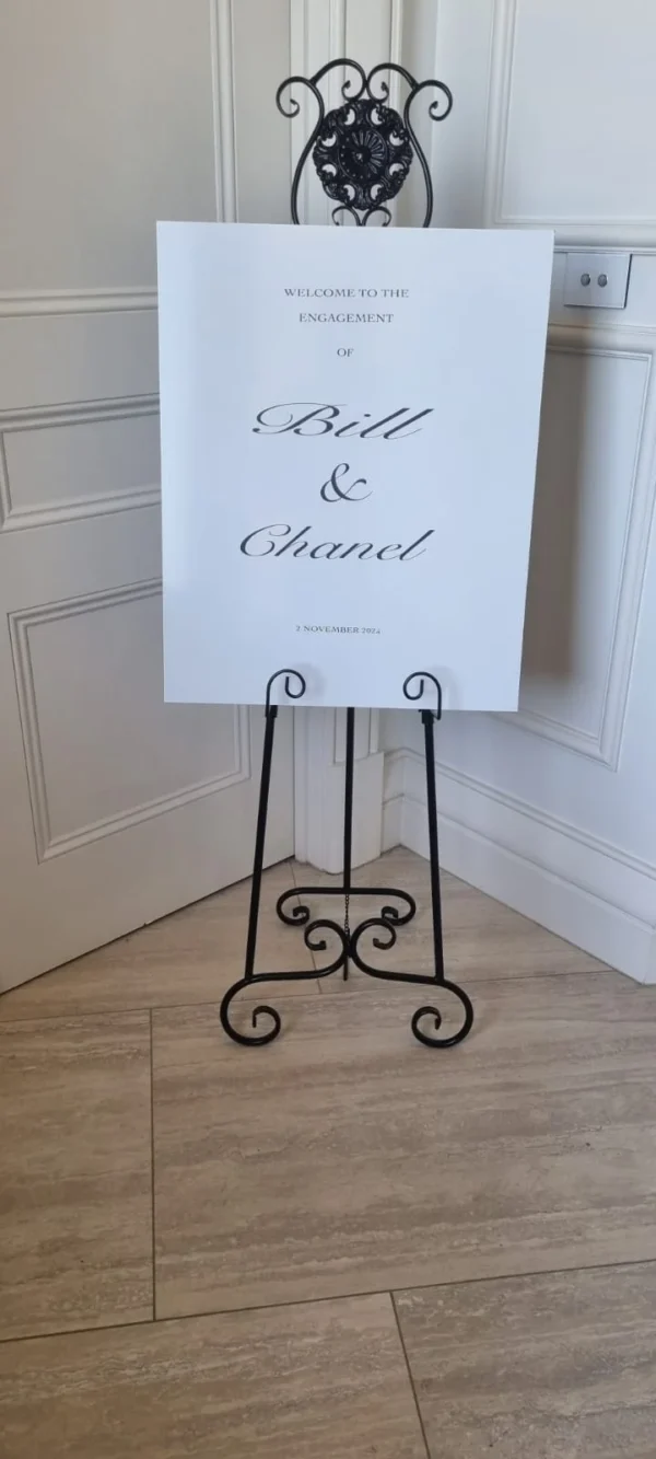 Easel stand - Black (Metal) - Image 3