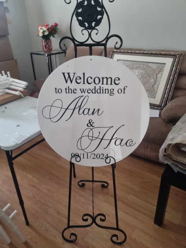 Easel stand - Black (Metal) - Image 2