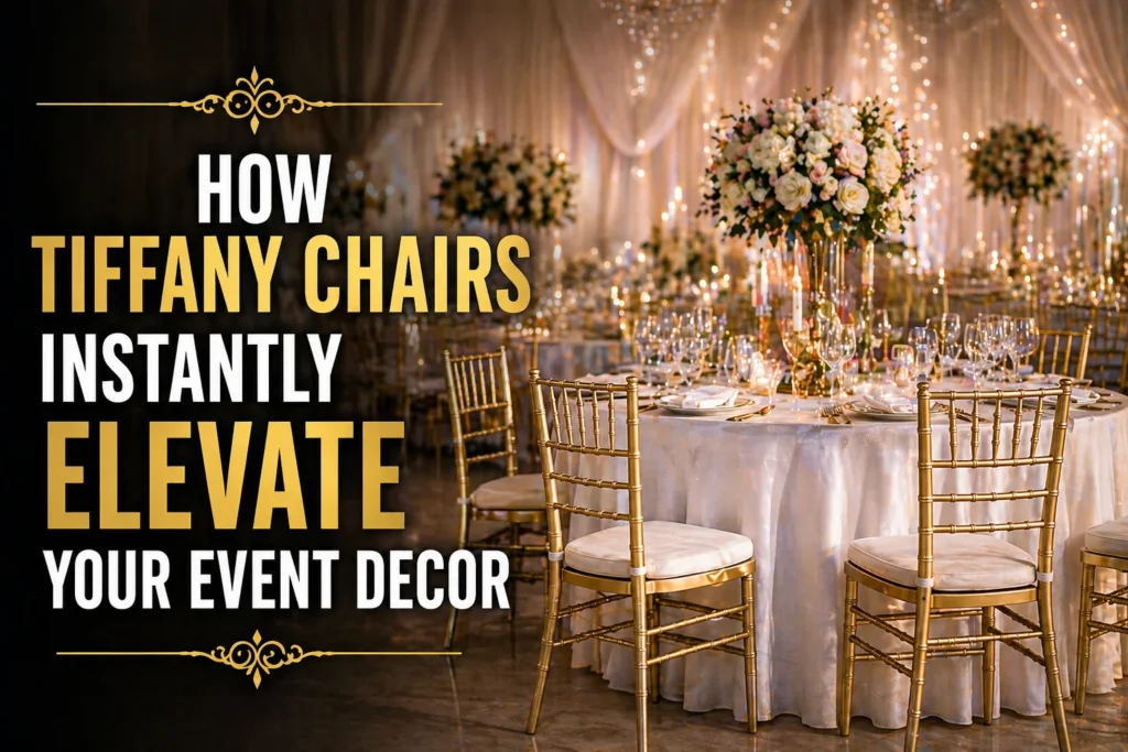 How Tiffany Chairs Instantly Elevate Your Event Decor