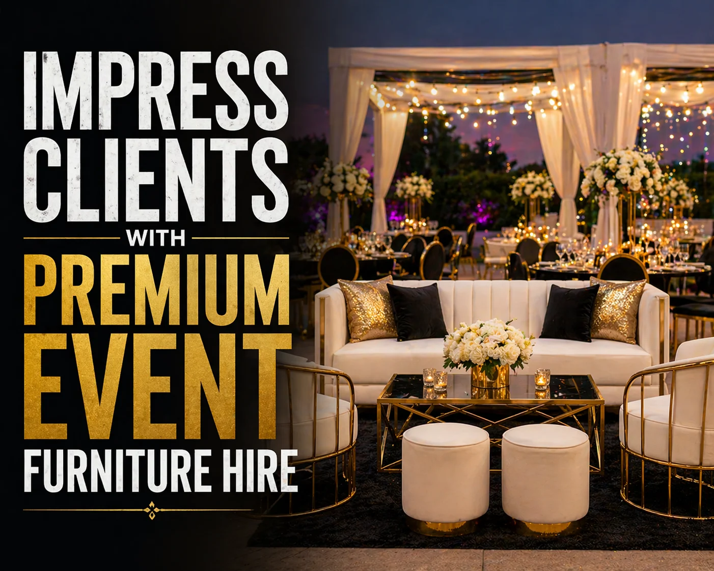 Impress Clients with Premium Event Furniture Hire