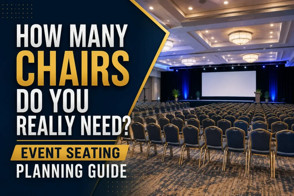How Many Chairs Do You Really Need Event Seating Planning Guide
