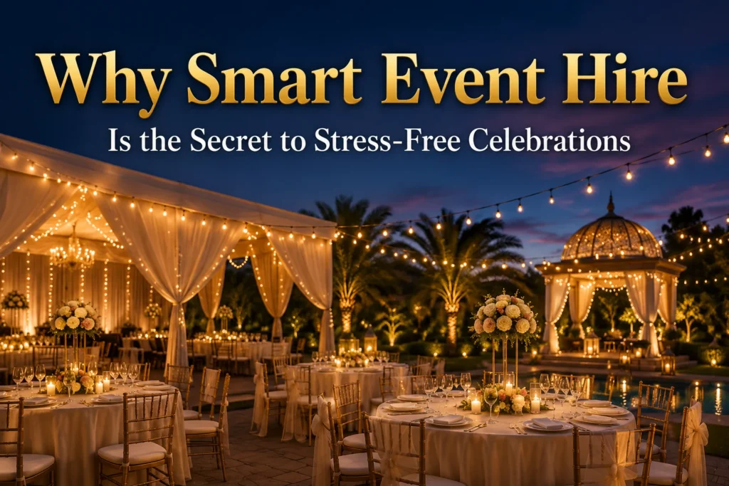 Why Smart Event Hire Is the Secret to Stress-Free Celebrations