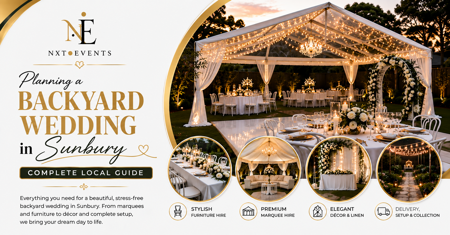 Planning a Backyard Wedding in Sunbury | Complete Local Guide
