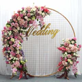 Round Mesh Balloon Stand Frame Arch - White - Image 3